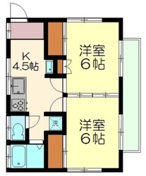 金子アパートの物件間取画像